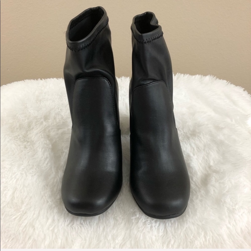 Seven Dials Teresa Black Stretch Ankle Boot - Picture 2 of 5